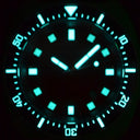 Deep Star 1000 Vintage Swiss Automatic Black Ceramic Bezel - Orange Dial Bracelet