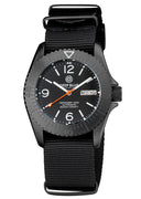 Defender 1000 40mm Automatic PVD Case Black Dial Strap