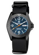 Defender 1000 40mm Automatic PVD Case Dark Blue Matte Dial Strap