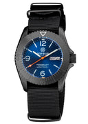 Defender 1000 40mm Automatic PVD Case Dark Blue Sunray Dial Strap