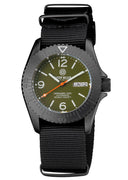 Defender 1000 40mm Automatic PVD Case Green Dial Strap
