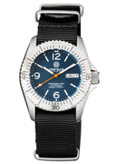 Defender 1000 40mm Automatic SS Case Dark Blue Matte Dial Strap