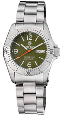 Defender 1000 40mm Automatic SS Case Green Dial Bracelet