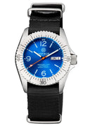 Defender 1000 40mm Automatic SS Case Light Blue Sunray Dial Strap
