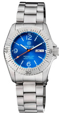 Defender 1000 40mm Automatic SS Case Light Blue Sunray Dial Bracelet