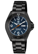 Defender 1000 44mm Automatic PVD Case Blue Matte Dial Bracelet