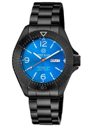Defender 1000 44mm Automatic PVD Case Light Blue Sunray Dial Bracelet