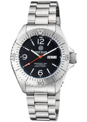 Defender 1000 44mm Automatic SS Case Black Dial Bracelet
