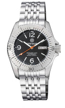 Defender 1000 44mm Automatic SS Case Black Dial Bracelet