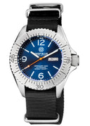 Defender 1000 44mm Automatic SS Case Dark Blue Sunray Dial Strap