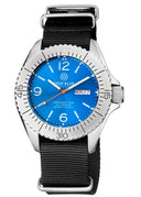Defender 1000 44mm Automatic SS Case Light Blue Sunray Dial Strap