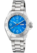 Defender 1000 44mm Automatic SS Case Light Blue Sunray Dial Bracelet