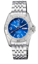 Defender 1000 44mm Automatic SS Case Light Blue Sunray Dial Bracelet