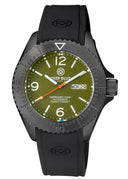 Defender 1000 44mm PVD Hunter Green Auto/diver/pilot Watch