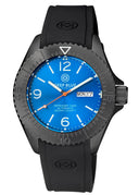 Defender 1000 44mm PVD Light Blue Auto/diver/pilot Watch
