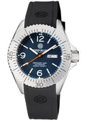 Defender 1000 44mm SS Dark Blue Sun-ray Auto/diver/pilot Watch