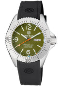 Defender 1000 44mm SS Hunter Green Auto/diver/pilot Watch