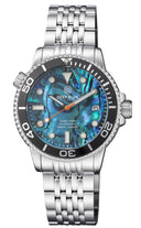 Diver 1000 Automatic Diver Black Bezel – Blue Abalone Shell Dial Bracelet