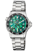 Diver 1000 Automatic Diver Black Bezel � Green Abalone Shell Dial Bracelet