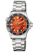 Diver 1000 Automatic Diver Black Bezel – Orange Abalone Bracelet