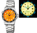 Diver 1000 Automatic Diver Black Ceramic Bezel – Orange Full Luminous Dial Bracelet