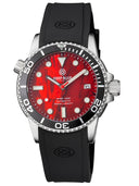Diver 1000 Automatic Diver Black Bezel - Red Abalone Shell Dial