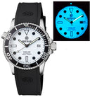 Diver 1000 Automatic Diver Black Bezel – White Full Luminous Dial