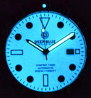 Diver 1000 Automatic Diver Black Bezel – White Full Luminous Dial
