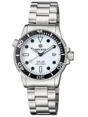 Diver 1000 Automatic Diver Black Bezel – White Full Luminous Dial Bracelet