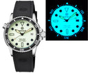 Diver 1000 Automatic Diver Black Bezel Yellow Full Luminous Dial Strap