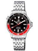Diver 1000 Automatic Diver Black/red Bezel Black Dial Bracelet