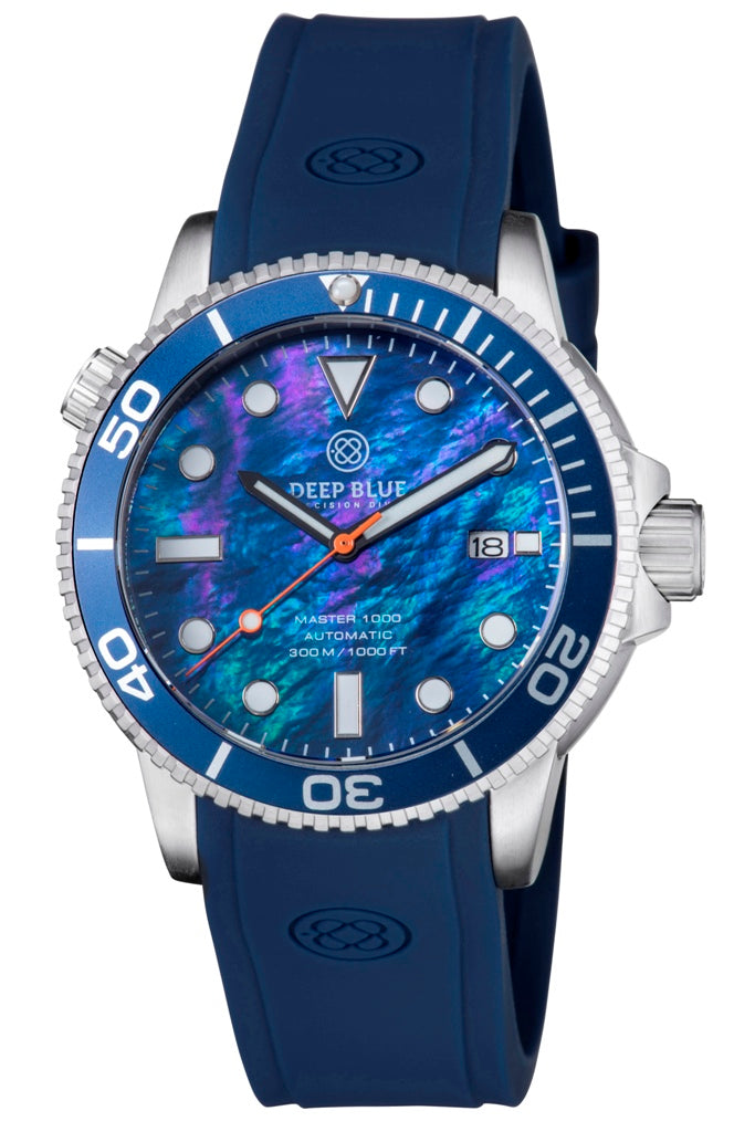 Blue Custom Fit Silicon With Deep Blue Logo