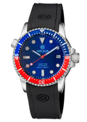 Diver 1000 Automatic Diver Blue/red 15 30 45 Bezel Blue Dial