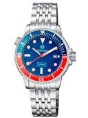 Diver 1000 Automatic Diver Blue/red 15 30 45 Bezel Blue Dial Bracelet