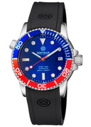 Diver 1000 Automatic Diver Blue/red 20 30 40 50 Bezel Blue Dial