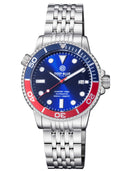 Diver 1000 Automatic Diver Blue/red 20 30 40 50 Bezel Blue Dial Bracelet