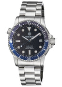 Diver 1000 Automatic Diver Dark Blue/light Blue Bezel - Black Dial Bracelet