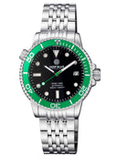 Diver 1000 Automatic Diver Green Bezel Black Dial Bracelet