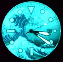 40 Mm Diver 1000 Automatic Diver Silver Embossed Bezel Wave Kanagawa Full Luminous Dial Strap
