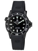 Diver 1000 II 40mm Automatic Diver Black Ceramic Bezel - Black Dial-blue Second Hand -pvd Case