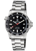 Diver 1000 II 40mm Automatic Diver Black Ceramic Bezel – Black Glossy Dial Red Second Hand