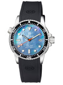 Diver 1000 II 40mm Automatic Diver Black Ceramic Bezel Platinum Mother Of Pearl Dial