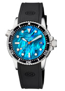 Diver 1000 II 40mm Automatic Diver Black Ceramic Bezel Blue Abalone Dial