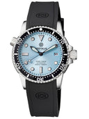 Diver 1000 II 40mm Automatic Diver Black Ceramic Bezel Sunray Ice Blue Dial Strap