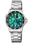 Diver 1000 II 40mm Automatic Diver Black Ceramic Bezel –green Abalone Dial