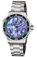 Diver 1000 II 40mm Automatic Diver Black Ceramic Bezel – Mother Of Pearl Diamond Pattern Bracelet