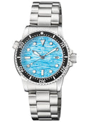 Diver 1000 II 40mm Automatic Diver Black Ceramic Bezel – Ocean Aqua Blue Dial Bracelet