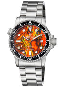 Diver 1000 II 40mm Automatic Diver Black Ceramic Bezel Orange Abalone Dial