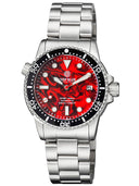Diver 1000 II 40mm Automatic Diver Black Ceramic Bezel Red Abalone Dial