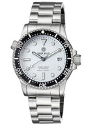 Diver 1000 II 40mm Automatic Diver Black Ceramic Bezel –white Glossy Dial